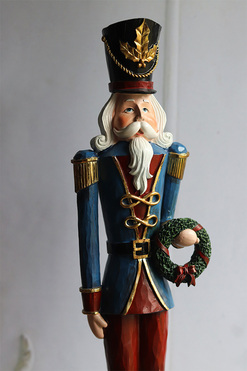 Czajkowski B, figurka bożonarodzeniowa dziadek do orzechów, wys.52cm   