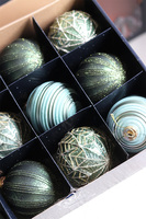 Decoris Green Velvet, świąteczne bombki