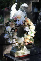 Deliana, bogaty wieniec nagrobny na igle