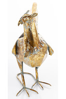 Bażant, figurka ptak w kolorze złotym, wym.33x18x75cm