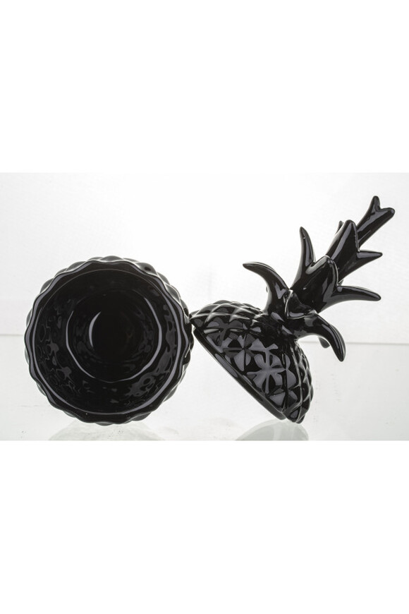 Ananas Black, pojemnik dekoracyjny amfora
