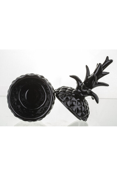 Ananas Black, pojemnik dekoracyjny amfora