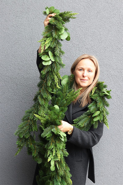 Green Decora New, komplet świątecznych dekoracji, wianek + girlanda