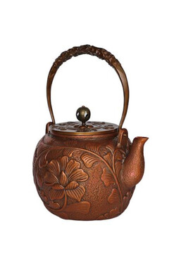 Yoshino Hibiskus, miedziany imbryk do herbaty, poj.1.1l 