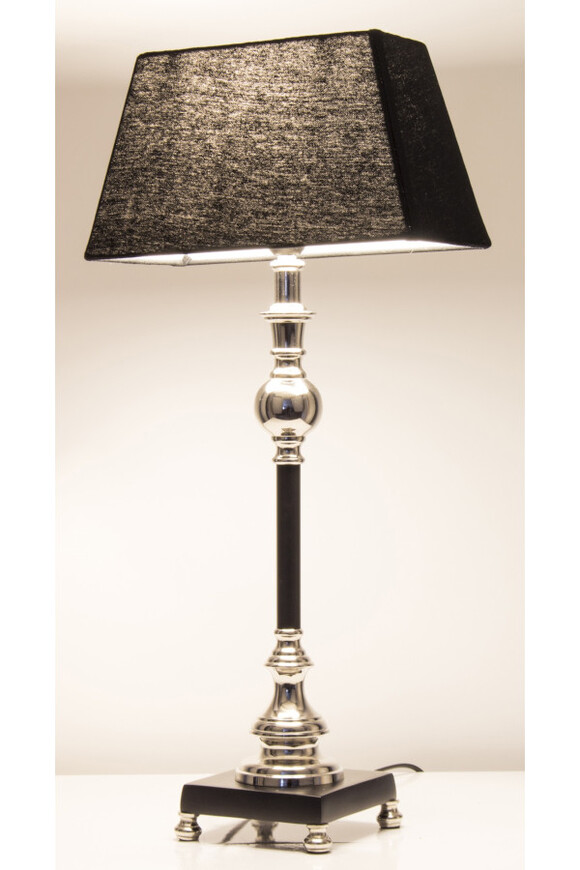 Silver Elegance, elegancka lampa stołowa