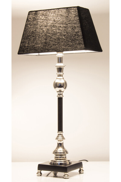 Silver Elegance, elegancka lampa stołowa