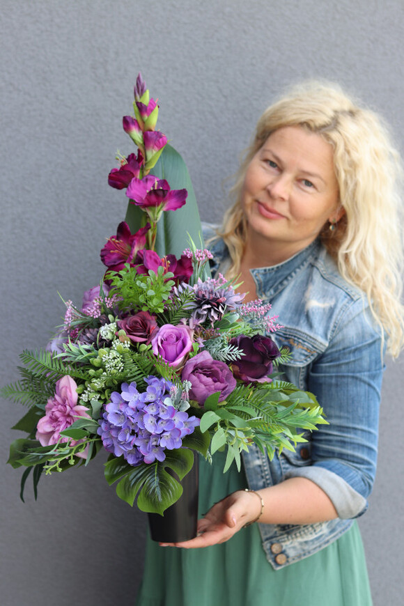 Purple Days, komplet dekoracji nagrobnych