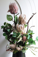 Tredera, bukiet nagrobny we wkładzie do wazonu