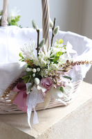 Samanta, dwustronnie dekorowany koszyczek wielkanocny