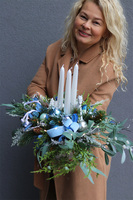 Bluesfera 2, zimowy stroik ze świecami