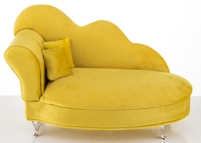 szkatułka / puzderko Florencja Wave Lemon, wym.17x26.5x12.5cm