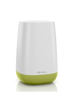 Yula Flower, wazon na kwiaty, zielony, wys.21cm