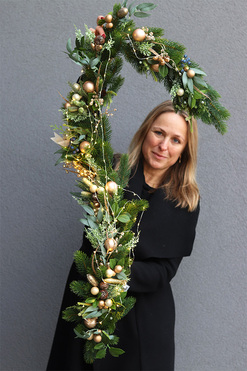 girlanda bożonarodzeniowa, Złota Kraina, dł.140cm  