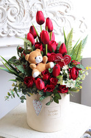 box kwiatowy Walentynkowy Dzień