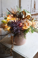 Winter Glam, welurowy flowerbox bożonarodzeniowy LED