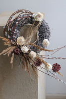 Boho House, wiosenny wianek z baziami