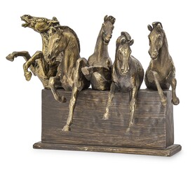 figurka Piątka Koni, wym.38x34x22cm