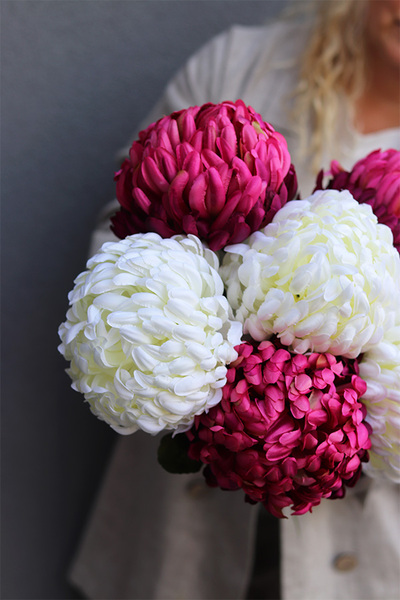 Chryzantemy Duo, bukiet do wazonu