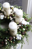 Krissa Nature, adwentowy wianek stroik z czterema świecami