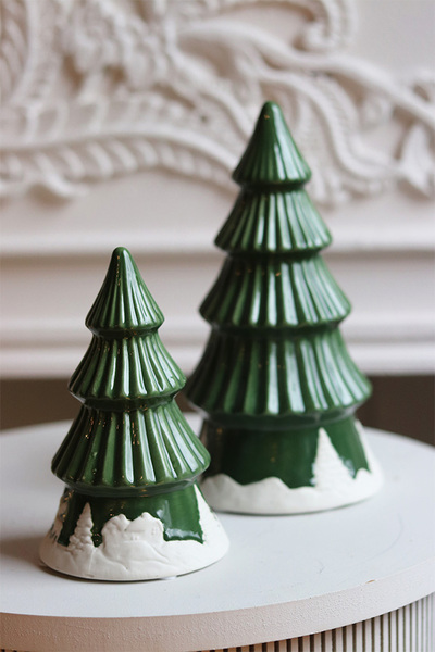 Simple Winter, choinka figurka świąteczna, zielona