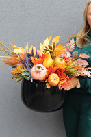 Autumn Decors, jesienna kompozycja w donicy fiberglass