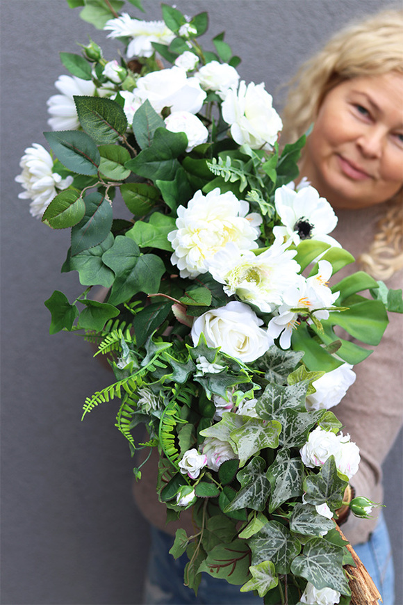 OD RĘKI dekoracja / wiązanka nagrobna / bukiet Eden