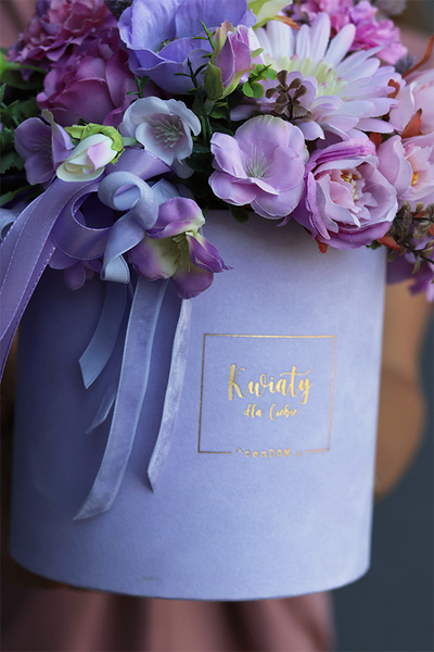 Very Pery, liliowy flowerbox kwiatowy tendom.pl