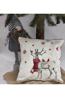Christmas Mood, poszewka dekoracyjna świąteczna, Renifer