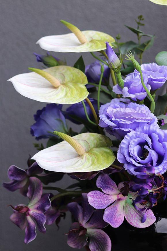 Fioletova Piano, kompozycja kwiatowa