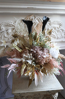 Mortario Kalia Lux 2 , nowoczesny bukiet nagrobny we wkładzie, wys.55cm