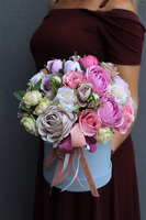 Cecilla 2, uroczy welurowy flowerbox