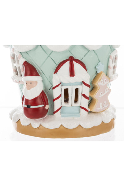 Cookie świąteczna cukrowa chatka LED pozytywka	