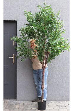 Drzewko Oliwne, sztuczna roślina w doniczce, wys.230cm 