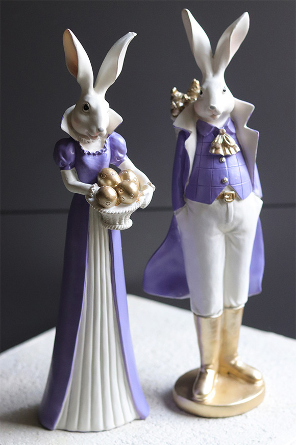 Bunny Royalty Violet, zajączek wielkanocny, parka