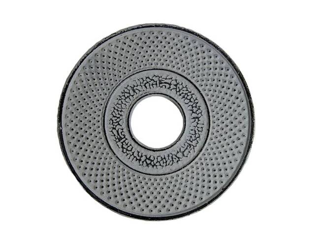 Awaji żeliwny zestaw do herbaty na cztery osoby szary