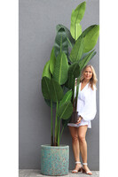 Andaluzja Bananowiec, wysokiej jakości sztuczne drzewo w donicy