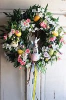 Candy - Sama Słodycz, wielkanocny wianek z zajączkiem, śr.46cm