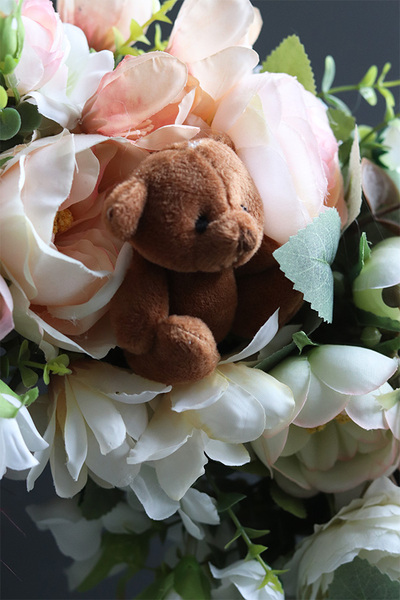 Słodkie Misie Teddy, uroczy wianek