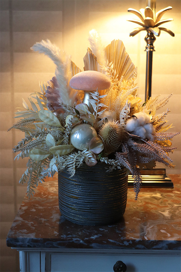 Grzybek Pudrovy, stroik świąteczny