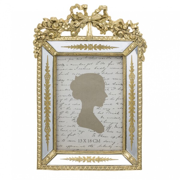 Royal Mirror, złota ramka na zdjęcia, wym.29x20cm