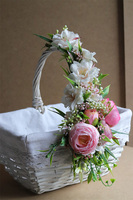 Trulla Pink 2, uroczy koszyczek wielkanocny z serwetką