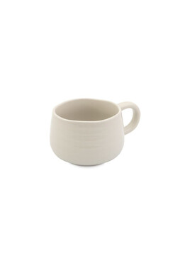 Jamie Oliver, kamionkowy kubek, biały, poj.375ml