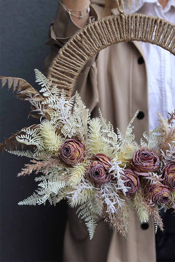 Colette Boho, asymetryczny wianek dekoracyjny