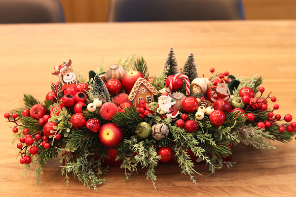 Moko Xmas Classic, świąteczny stroik na stół, wym.