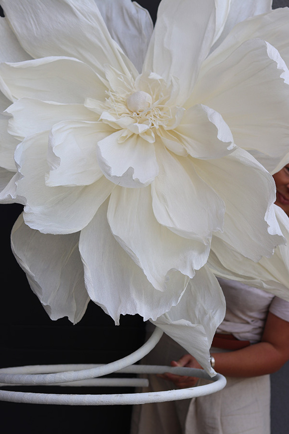 Peonia Paper Flowers, ręcznie robiony kwiat papierowy, B, wys.100cm