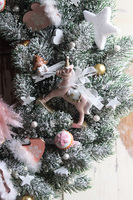 Sen Baletnicy, świąteczny różowy dekoracyjny