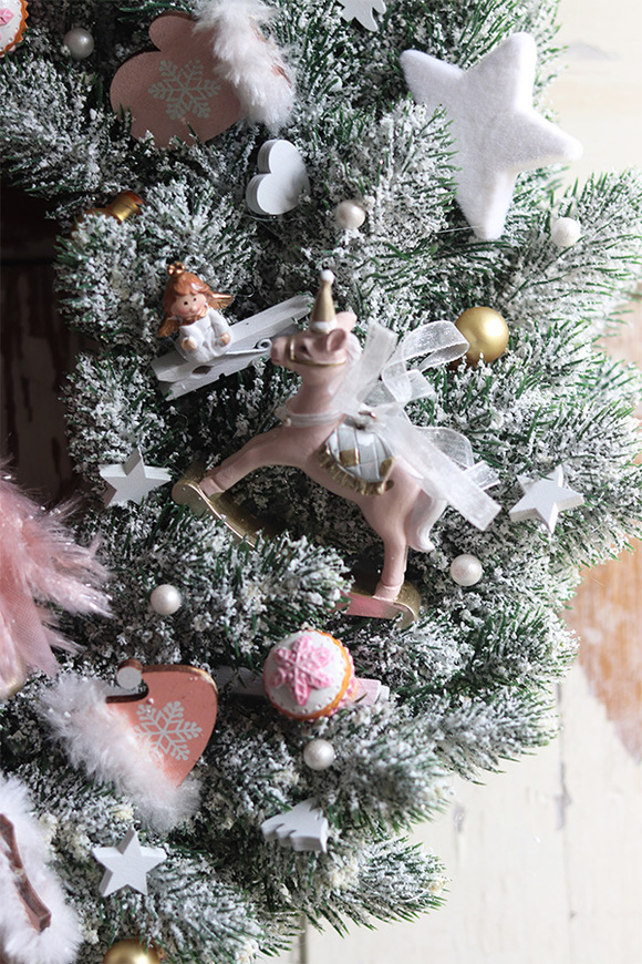 Sen Baletnicy, świąteczny różowy dekoracyjny