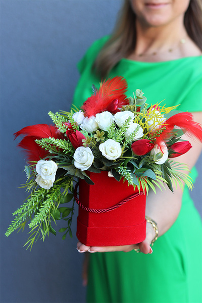 flowerbox walentynkowy, Serce Velurra