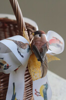 Wróbelkowo, brązowy koszyczek wielkanocny