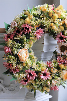 Słońce, żółty wianek dekoracyjny